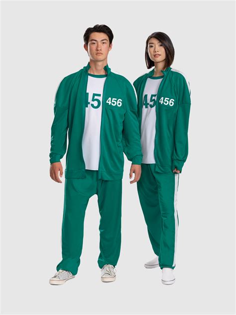 squid game uniform|Squid Game 456 Tracksuit Costume .